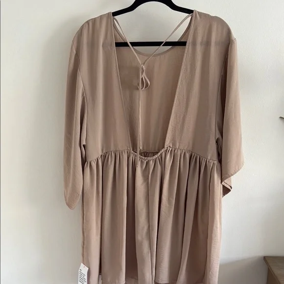 ASOS design tan backless beachy dress - Picture 5 of 6